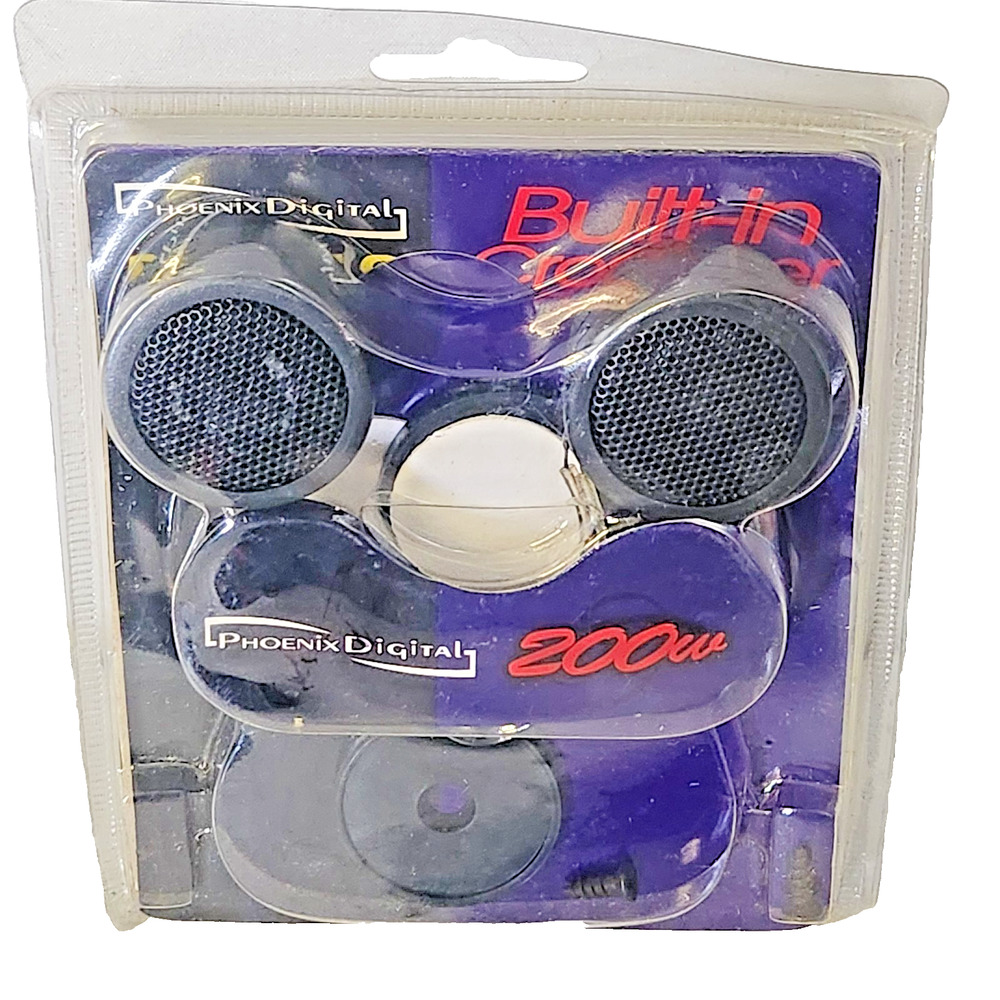 Pair Phoenix Digital 200-Watt Tweeters 1 3/8" Built-in Crossovers PD-119